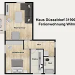 Appartamento Haus Duesseldorf Wilma