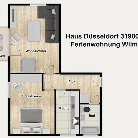 Apartamento Haus Duesseldorf Wilma